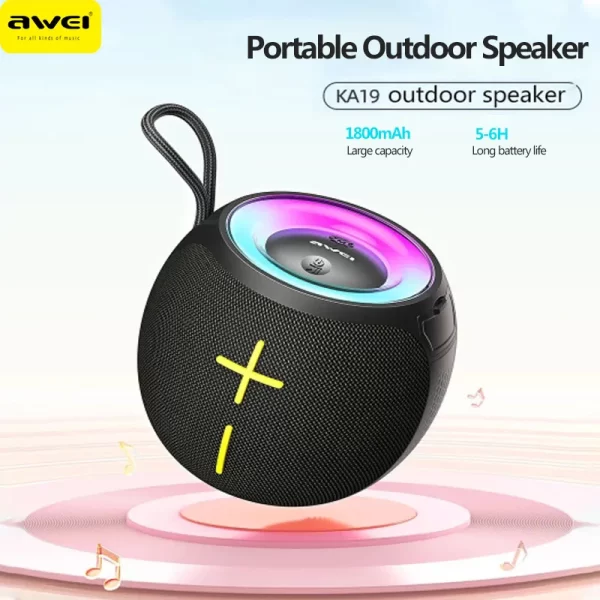 Բարձրախոս AWEI Bluetooth Speaker KA19 - Image 3