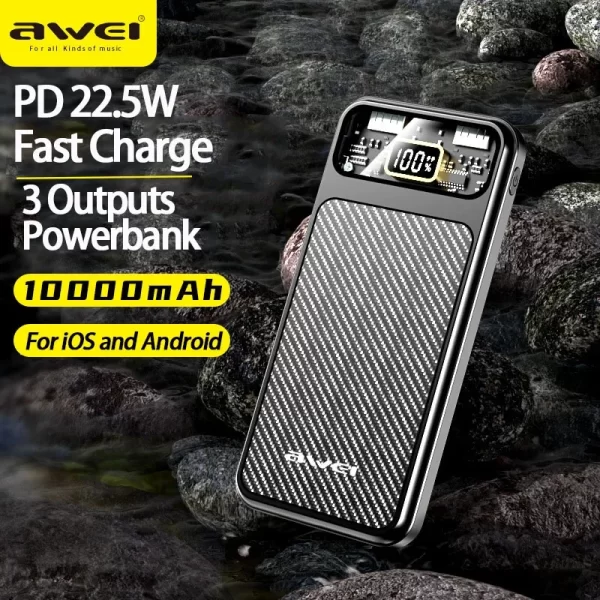 AWEI Լիթիում-Իոնային Մարտկոց Power Bank P105K - Image 6