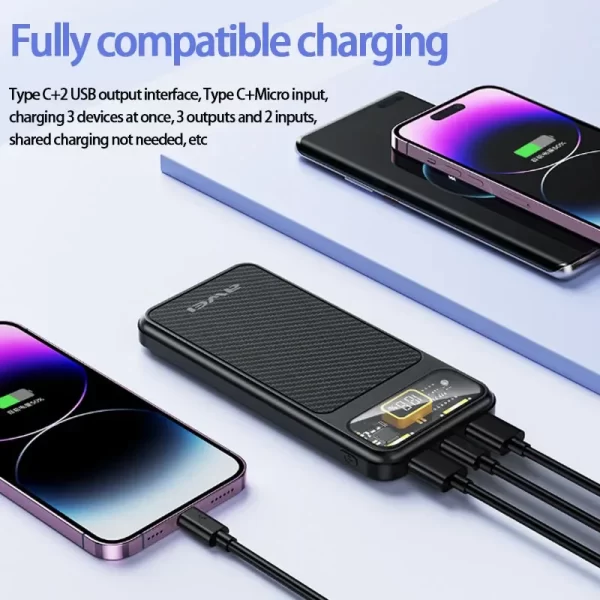 AWEI Լիթիում-Իոնային Մարտկոց Power Bank P105K - Image 5