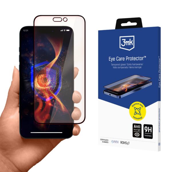 Ապակի թրծած 3mk Eye Care Protector for Apple iPhone 15/16