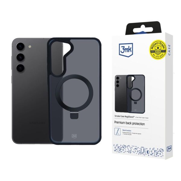 Պատյան Samsung Galaxy S24 - 3mk Smoke Case Mag&Stand