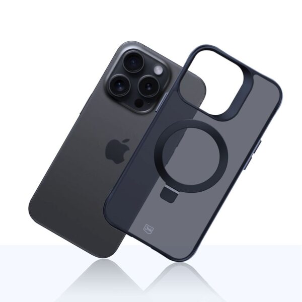 Պատյան Apple iPhone 16 pro - 3mk Smoke Case Mag&Stand - Image 3