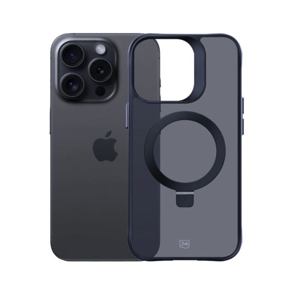 Պատյան Apple iPhone 16 pro - 3mk Smoke Case Mag&Stand - Image 4