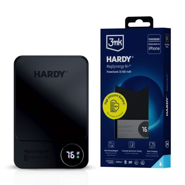 Հոսանքի կուտակիչ 3mk Hardy MagSynergy Ni+10.000mAh