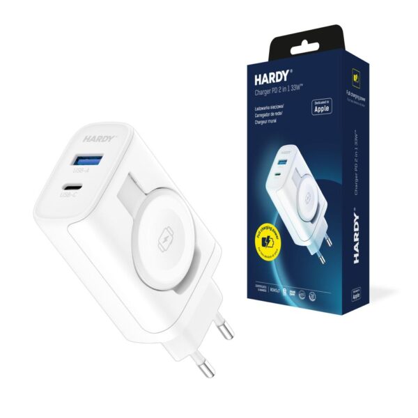 Լիցքավորիչ HARDY Charger PD 2in1 33W for Apple